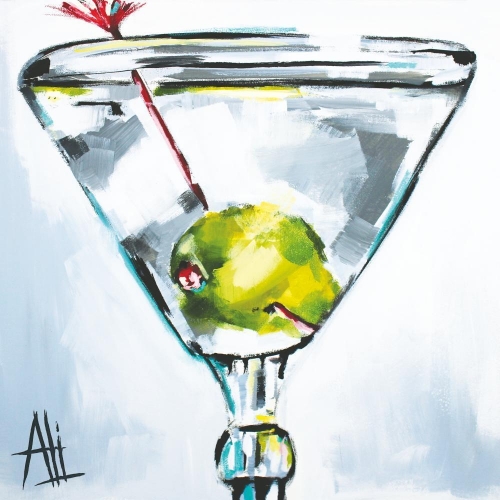 The Art of The Martini Beverage Napkins